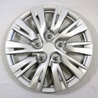 Wheel Covers Set of 4 15 Inch Silver 10 Split Spoke for Auto Reflections (Auto)