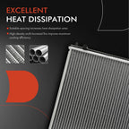 Radiator for Mitsubishi Lancer (2003-2006) 2.0L Turbo