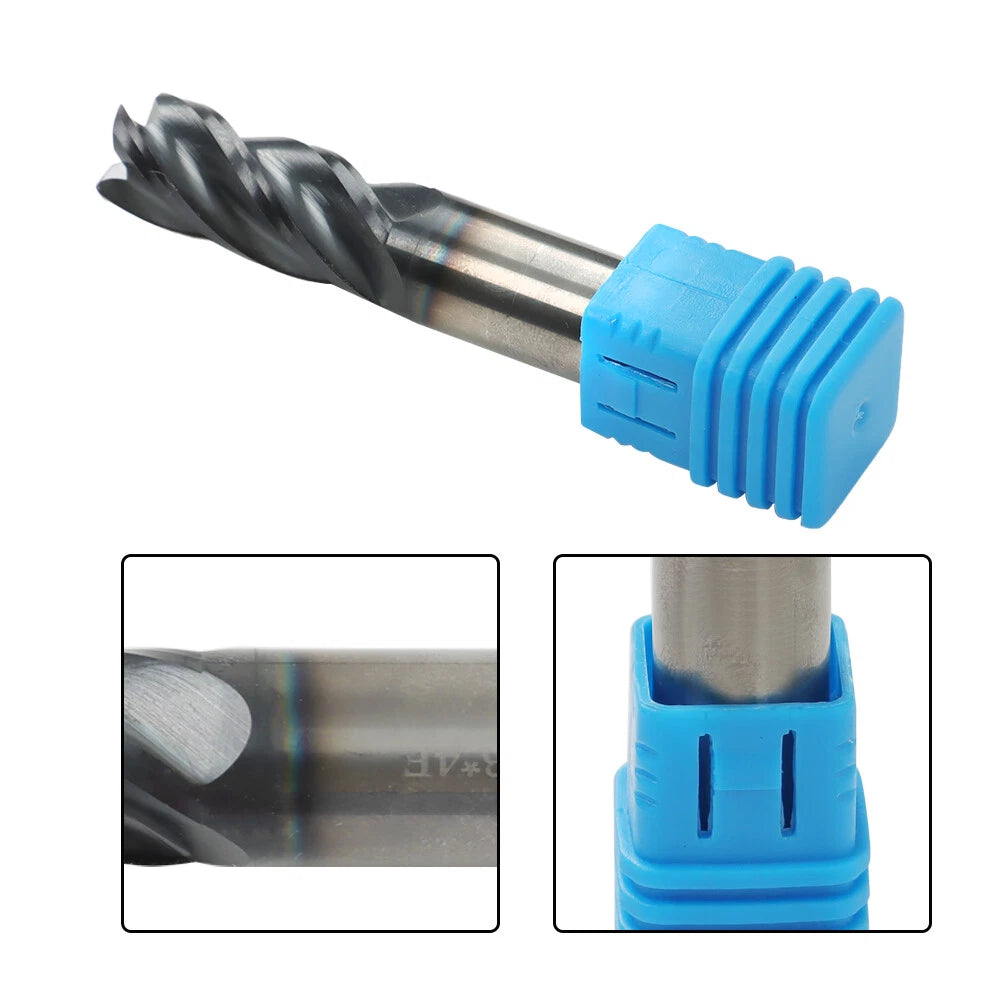 1/2" 4 Flute Carbide End Mill for Precision Machining