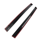 Set of 4 Black Rain Window Visors for Toyota Sienna (2011–2020)
