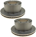 Set of 2 Rear Brake Disc Rotors 325mm for Chevy GMC (Dual Rear Wheels)