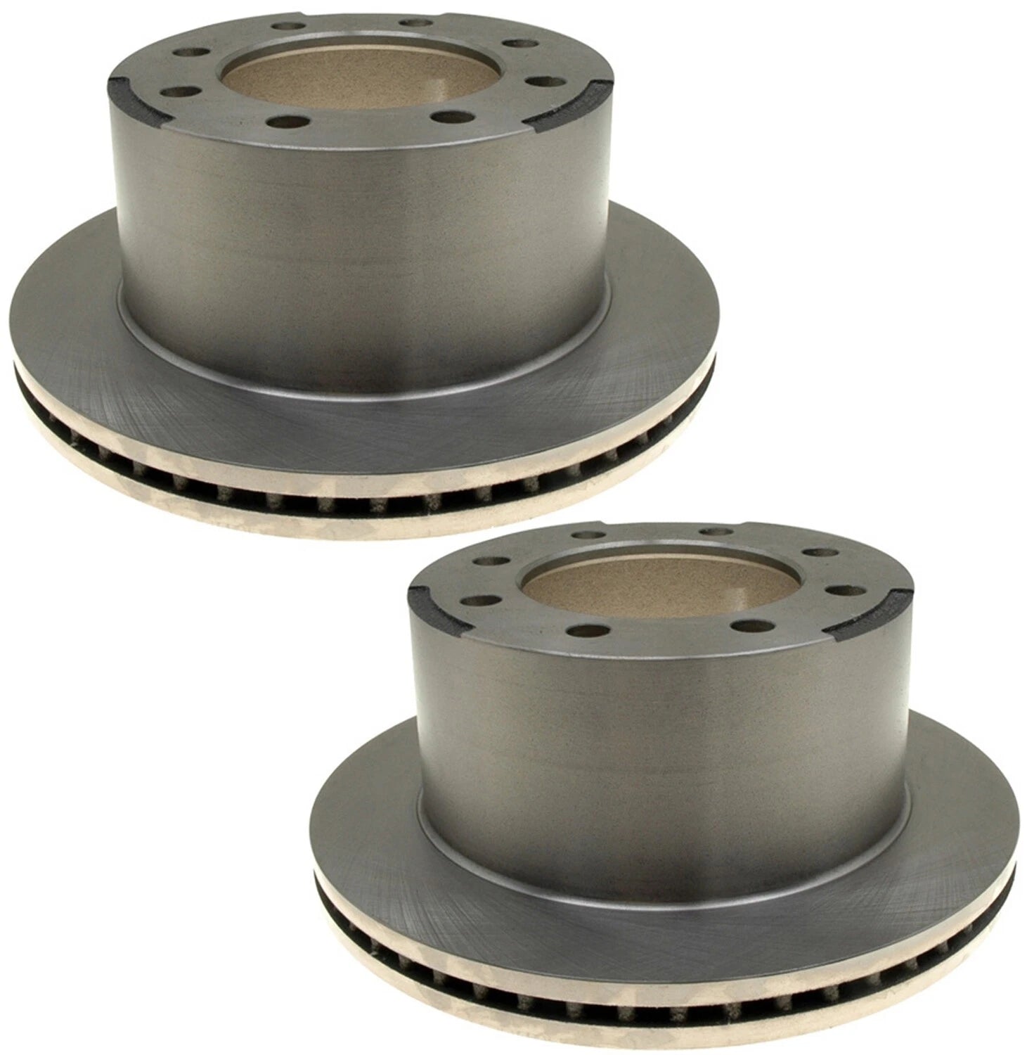 Set of 2 Rear Brake Disc Rotors 325mm for Chevy GMC (Dual Rear Wheels)