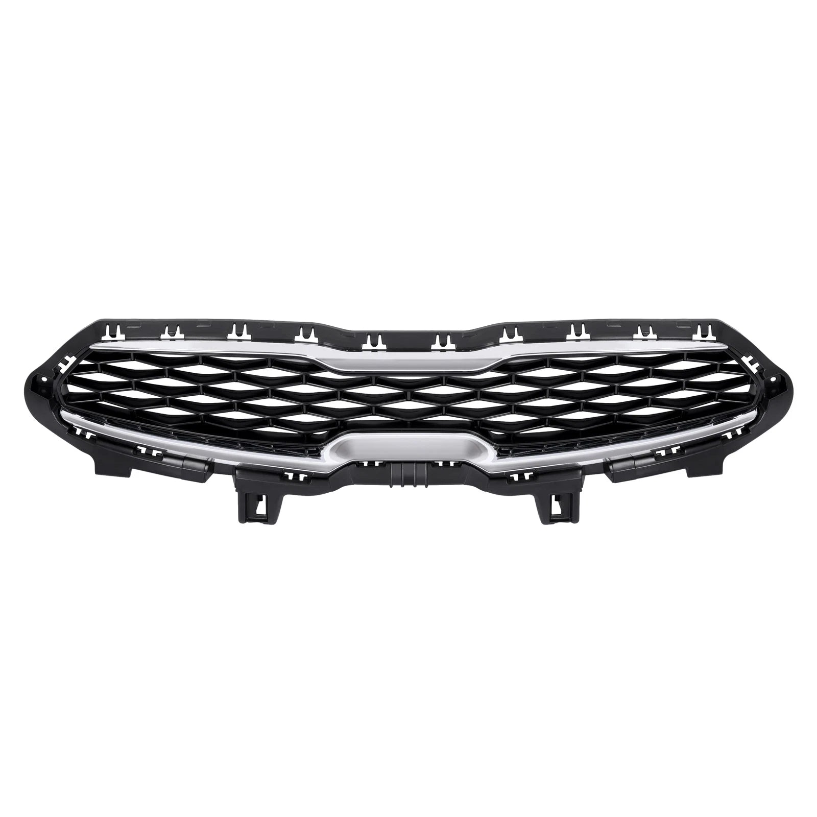 Front Upper Radiator Grille for Kia Forte (2019–2021) - Chrome Trim