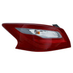 Replacement Polypropylene Driver Side Outer Tail Light Assembly w/o Smoked Lens