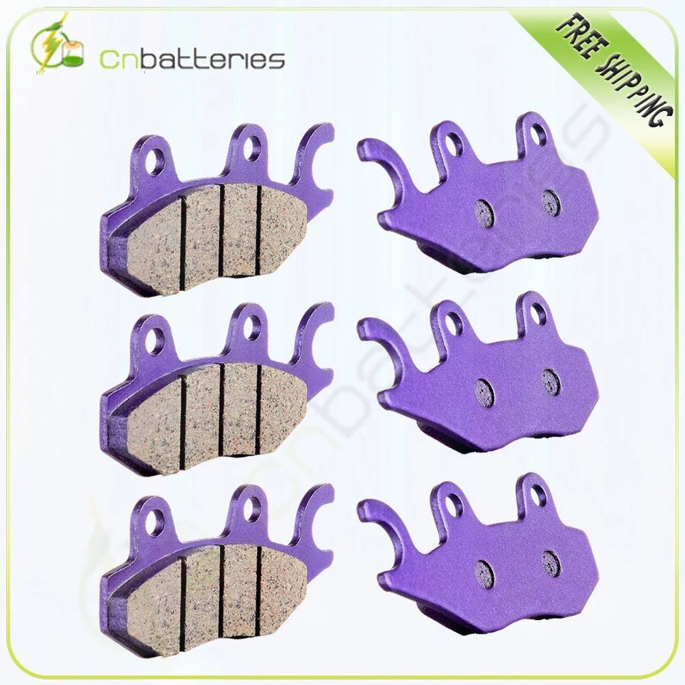 Front Rear Brake Pads for Honda Dream 50R, Kawasaki BN125A, EX250J