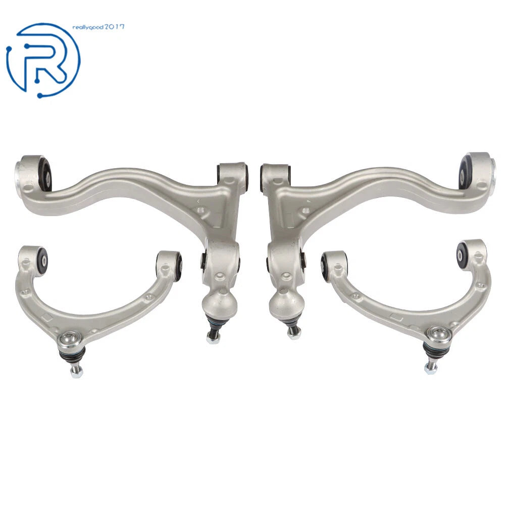 Set of 2 Front Upper Lower Control Arms for Porsche Panamera (2010-2013)