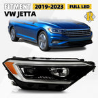 LED Projector Headlight for Volkswagen Jetta (2019–2024) Right Passenger
