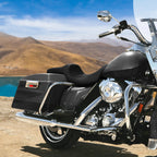 Black Rider Driver Passenger Seat for Harley Touring Road King Glide (2009–2023)