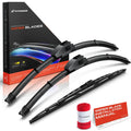 Set of 3 Windshield Wiper Blades for Mitsubishi Eclipse 