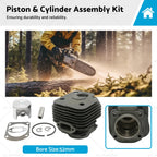 Piston & Cylinder Assembly Kit for Husqvarna 66 268 272 (52mm)