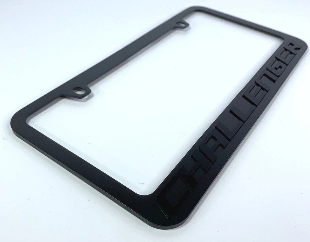 License Plate Frame Black Heavy Duty for Dodge Challenger (2011–2023)