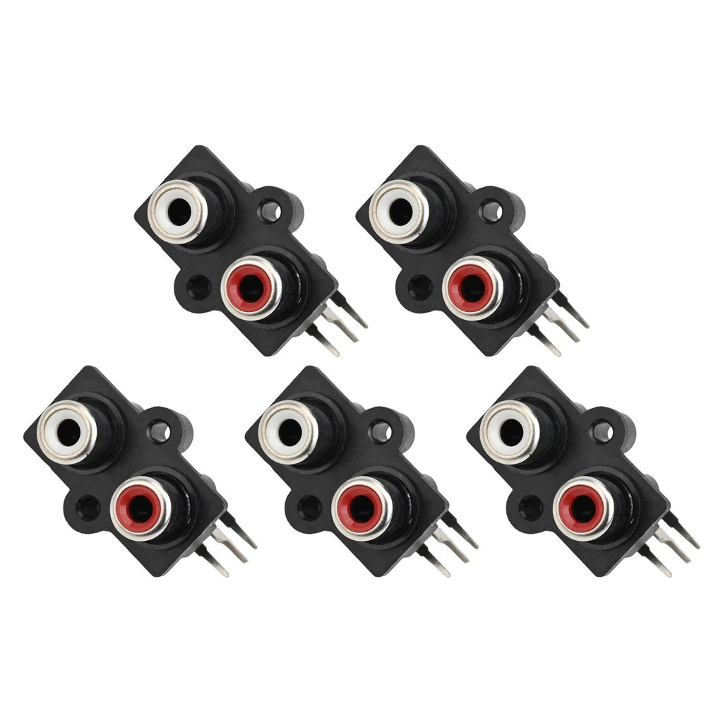 5 Pcs PCB Mount Female Connector for Automotive Audio Systems
