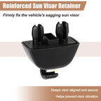 2X Sun Visor Support Clip Retainer for Volkswagen Passat (2012–2015)