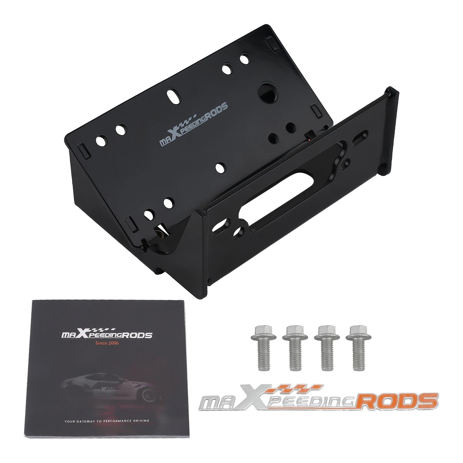 Heavy-Duty Steel Winch Mounting Plate For 2012-2025 Kawasaki Teryx/4 750 800 UTV