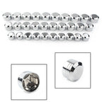 Inner 9mm Motor Bolt Topper Caps Cover for Harley Sportster Chrome
