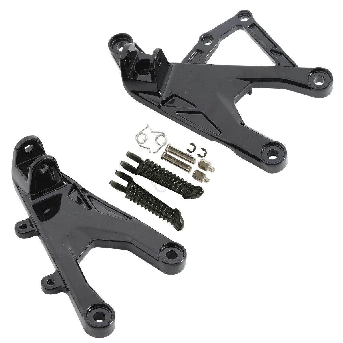 Front Driver Footrests Footpegs Bracket for Yamaha YZF R1 R1S R1M (2015–2025)