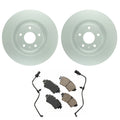 Set of 4 Bosch QuietCast Rear Rotors & Akebono EURO Ceramic Pads for Audi A6 allroad Q5 (2005–2020)