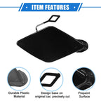 Front Right Tow Hook Eye Hole Cover Plastic Black for BMW 320i (2013-2018)