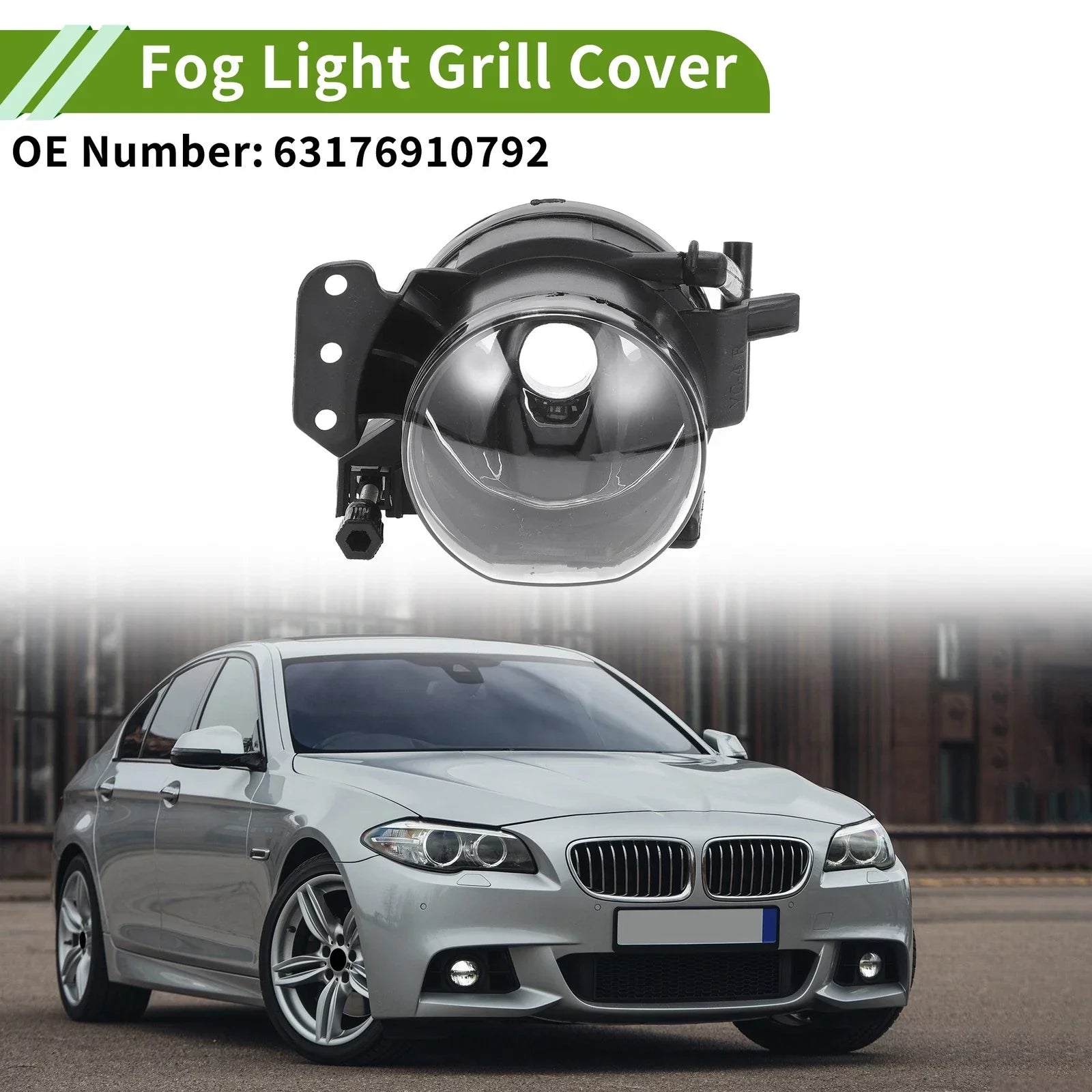 1 Pc Right Fog Light Grill for BMW 5 Series (2004-2008)