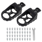 CNC Wide Fat Foot Pegs for Harley Fatboy Sportster 883 (1990–2017)