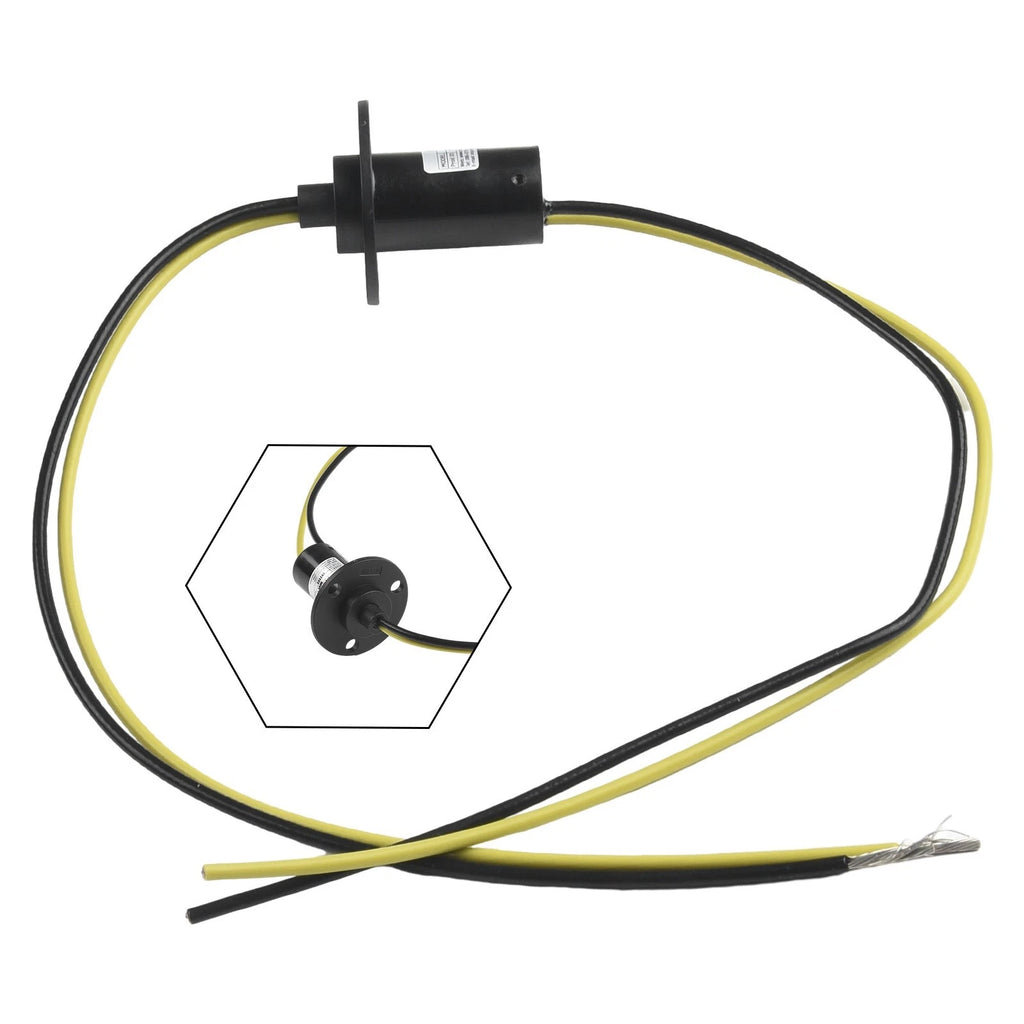 Conductive Slip Ring 2-Wire 30A 150RPM 22mm for Automotive Applications
