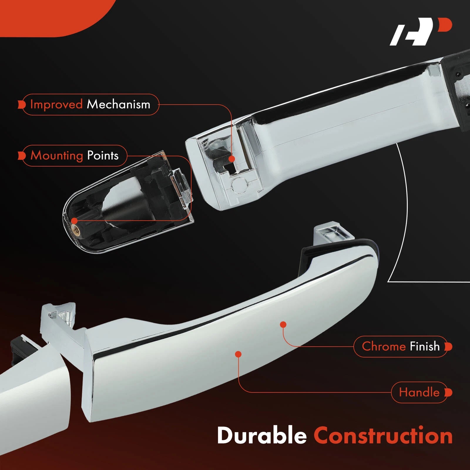 Chrome Exterior Door Handle for Chevy Pontiac G6 (2005–2010)
