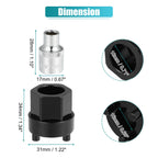 Set of 1 A/C Compressor Clutch Hub Remover Tool 7mm for Mercedes Benz 5SEL12