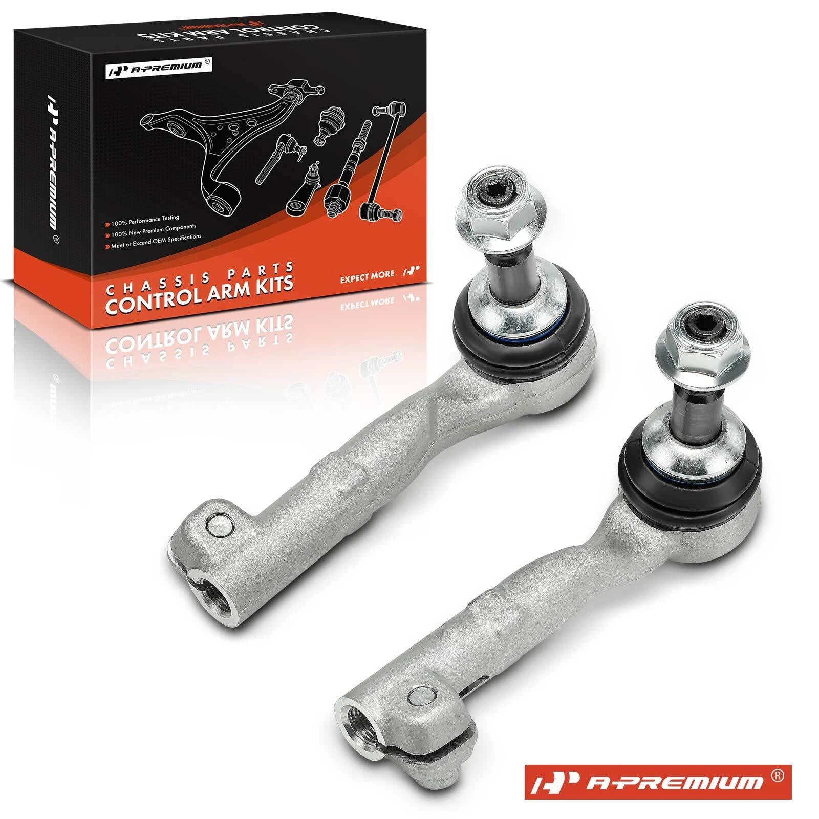 2Pcs Front Outer Tie Rod End for BMW 330i xDrive, 430i xDrive (2019–2024)