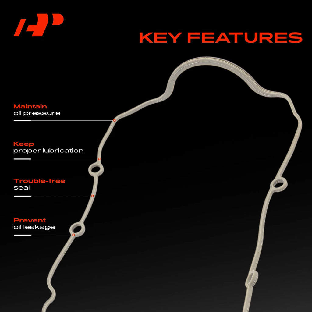 Engine Oil Pan Gasket for Chevy Malibu, Impala, Buick Regal (2000–2005)