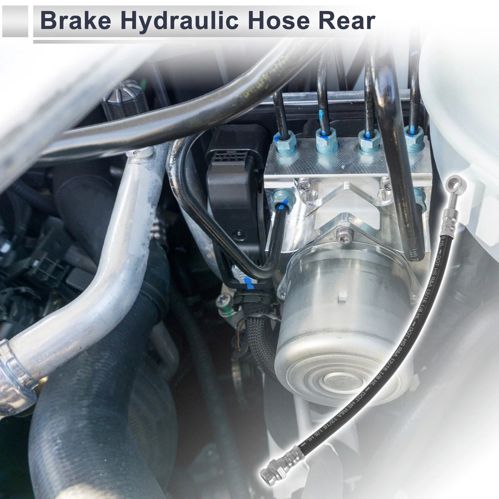 Brake Hydraulic Hose for Hyundai Sonata (2005–2010) No. 587440A000