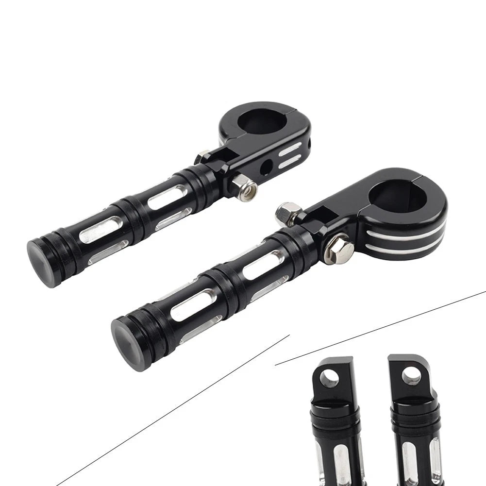 2X Engine Guard Bar Highway Foot Peg Footrest for Harley