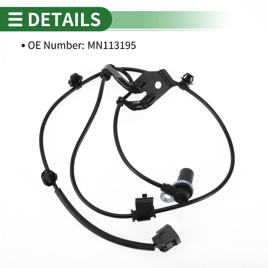 ABS Wheel Speed Sensor No.MN113195 for Mitsubishi Eclipse (1995–1999)
