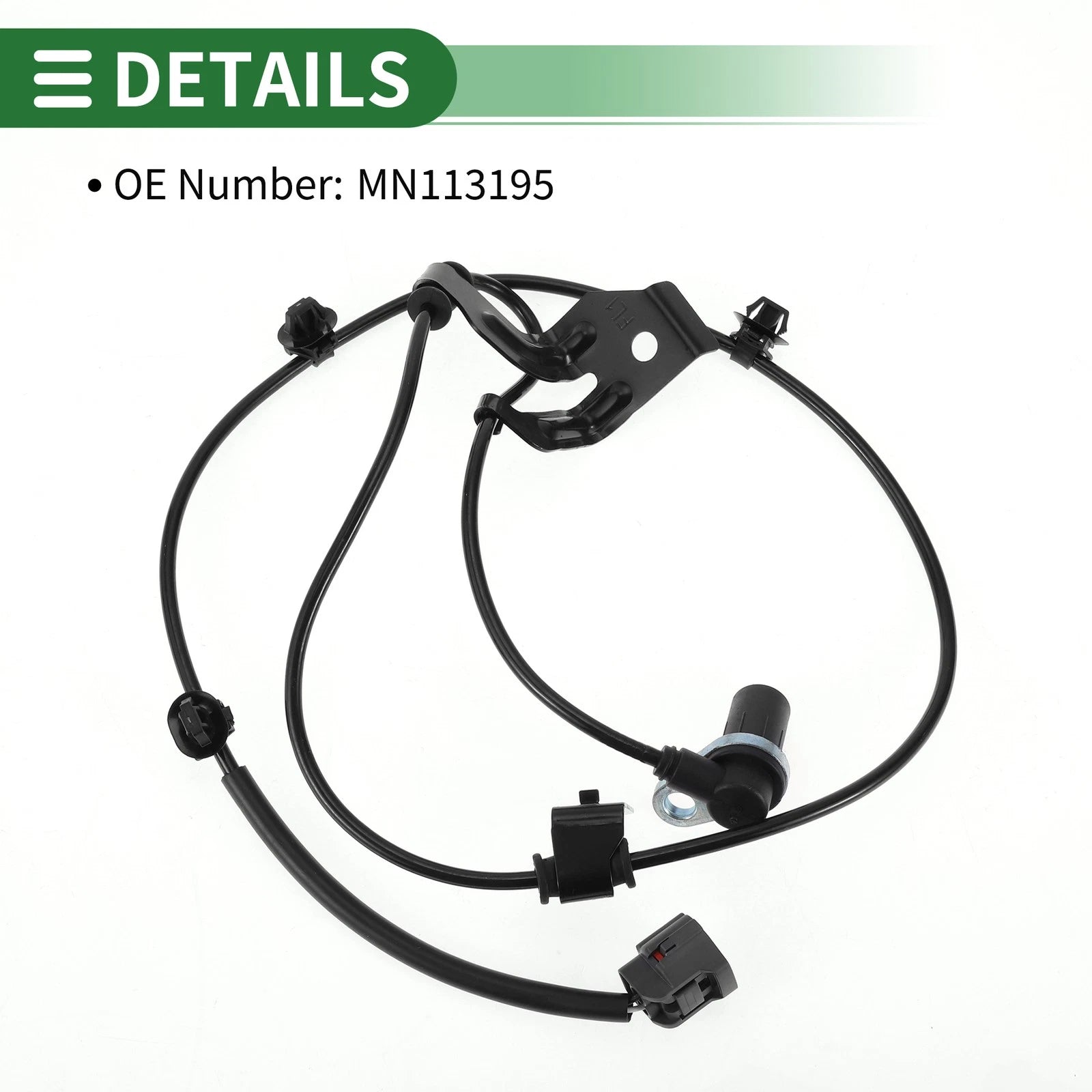 ABS Wheel Speed Sensor No.MN113195 for Mitsubishi Eclipse (1995–1999)