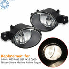 Replacement Fog Light Assembly H11 for Nissan Altima Sentra Infiniti (Pair)