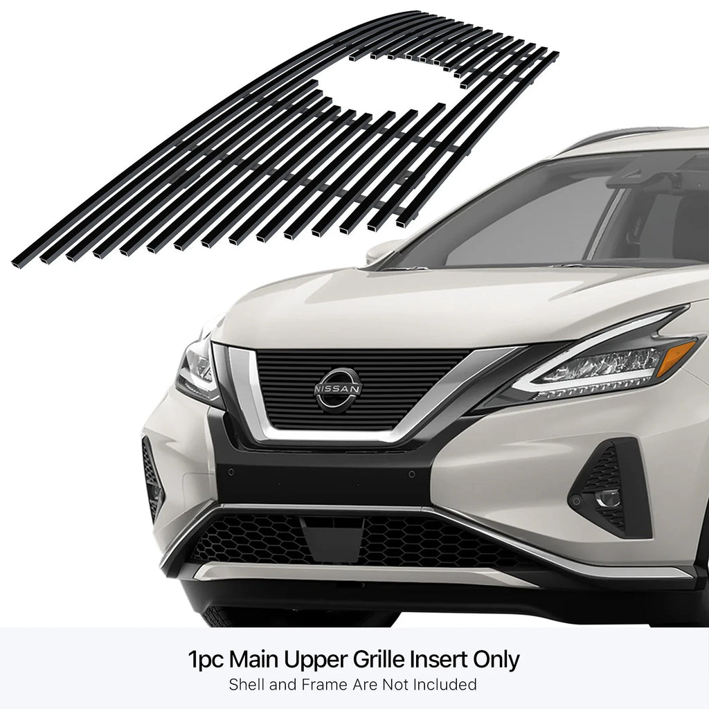 Stainless Black Billet Grille Insert for Nissan Murano (2019-2024)