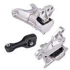 3PCS Engine Motor & Trans Mount for Honda Civic (2016–2019) 50820-TBA-A02 A45004