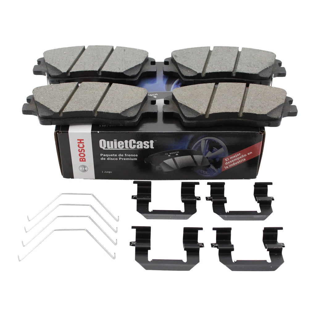 Bosch QuietCast Front Ceramic Brake Pads for Hyundai Elantra Tucson Kia Sportage (2011–2023)