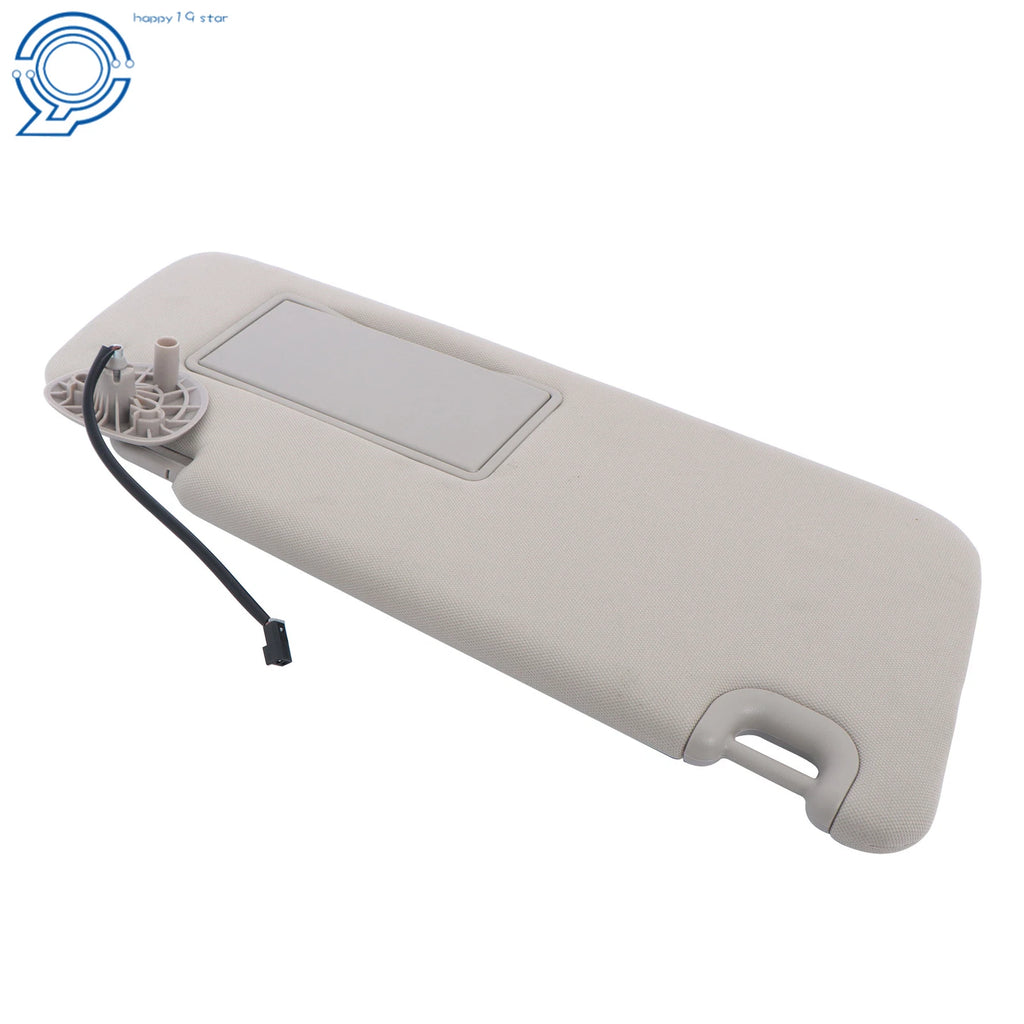 Right Passenger Sun Visor for Ram 1500 2500 3500 (2013-2021) Light Gray