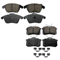 Akebono Euro Ceramic Brake Pad Kit for Audi A3 TDI, VW Golf, Jetta (2010–2013)