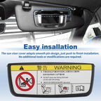 Sun Visor Mirror Cover for Porsche Boxster/Cayman 981 (2014-2016)