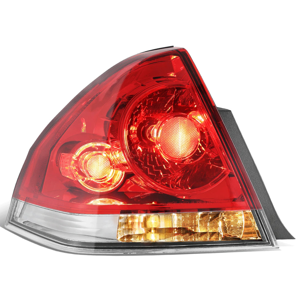 Left Side Tail Light for Chevrolet Impala Limited (2006–2016) OE Chrome Red Lens