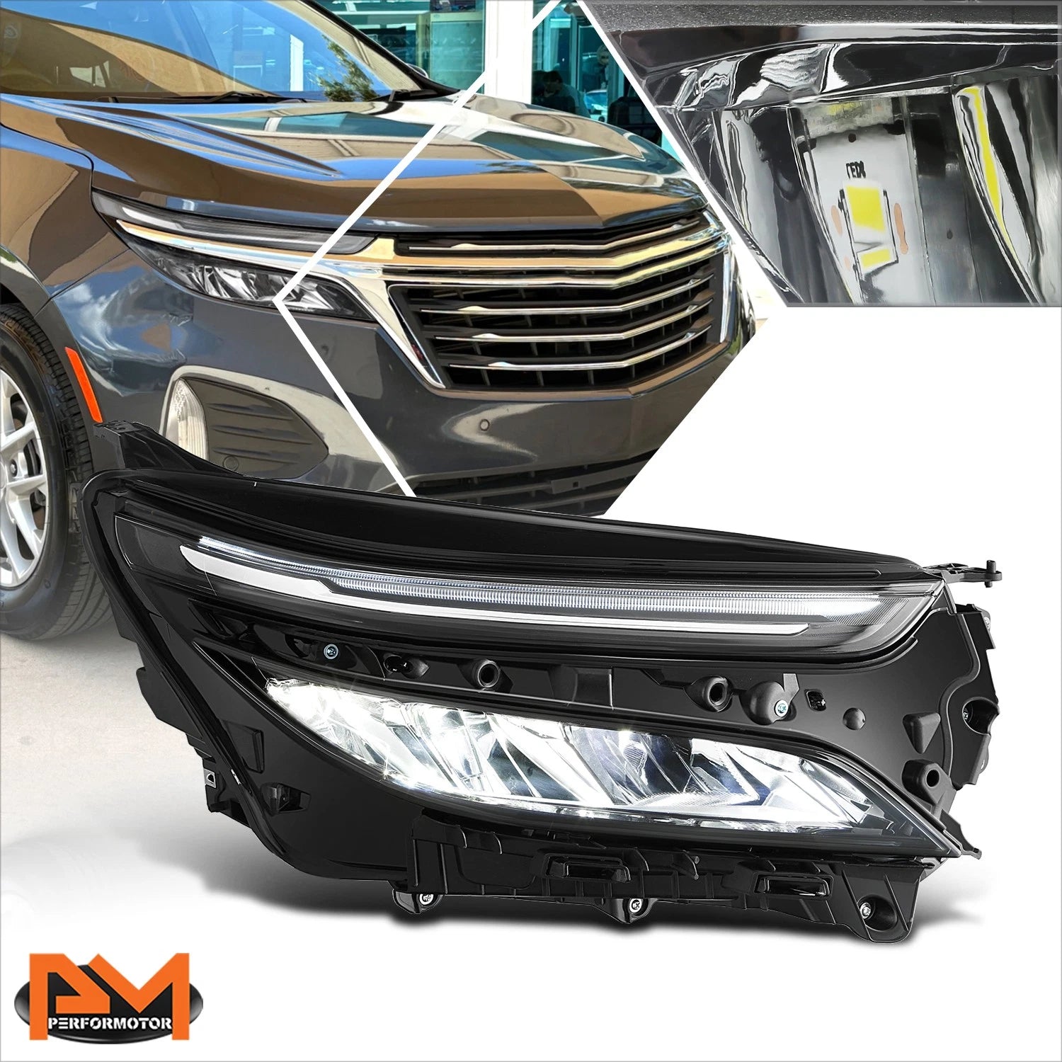 Right Side Headlight Lamp for Chevy Equinox (2022–2024)