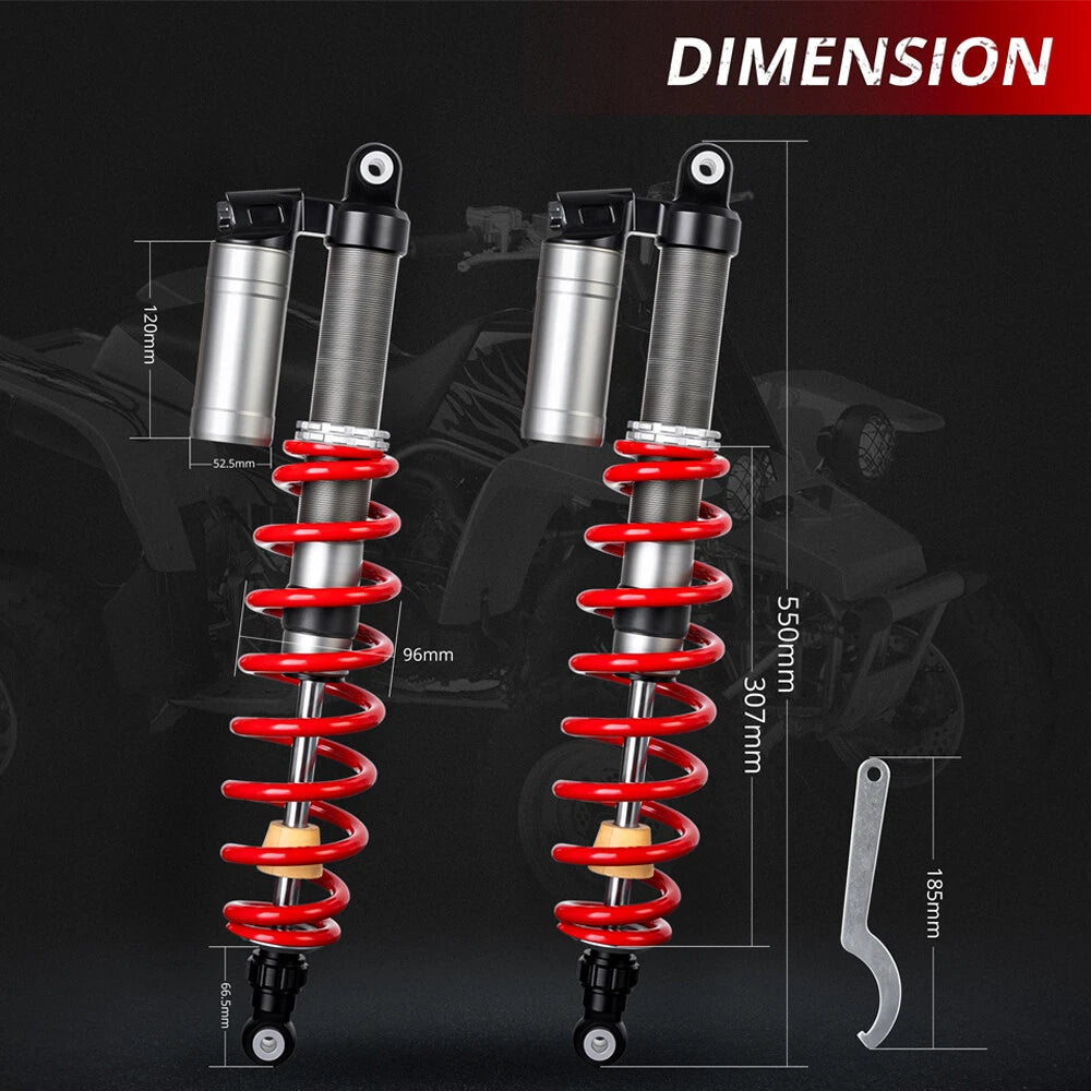 Performance Front & Rear Shocks Absorber for Polaris RZR 800 S (2009–2014)