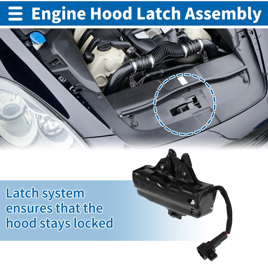Hood Latch Assembly for Toyota Land Cruiser (1998–2005) No. 5351060130