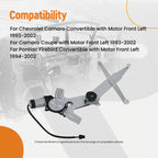Front Left Electric Window Regulator for Camaro (1993–2002) 10432923