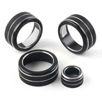 4 x AC Climate Control Knob Ring Covers for Honda Civic (2022 - Present) Black