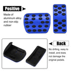 Blue Brake Accelerator Foot Pedal Pad Kit for Mercedes-Benz A B CLA GL R Class