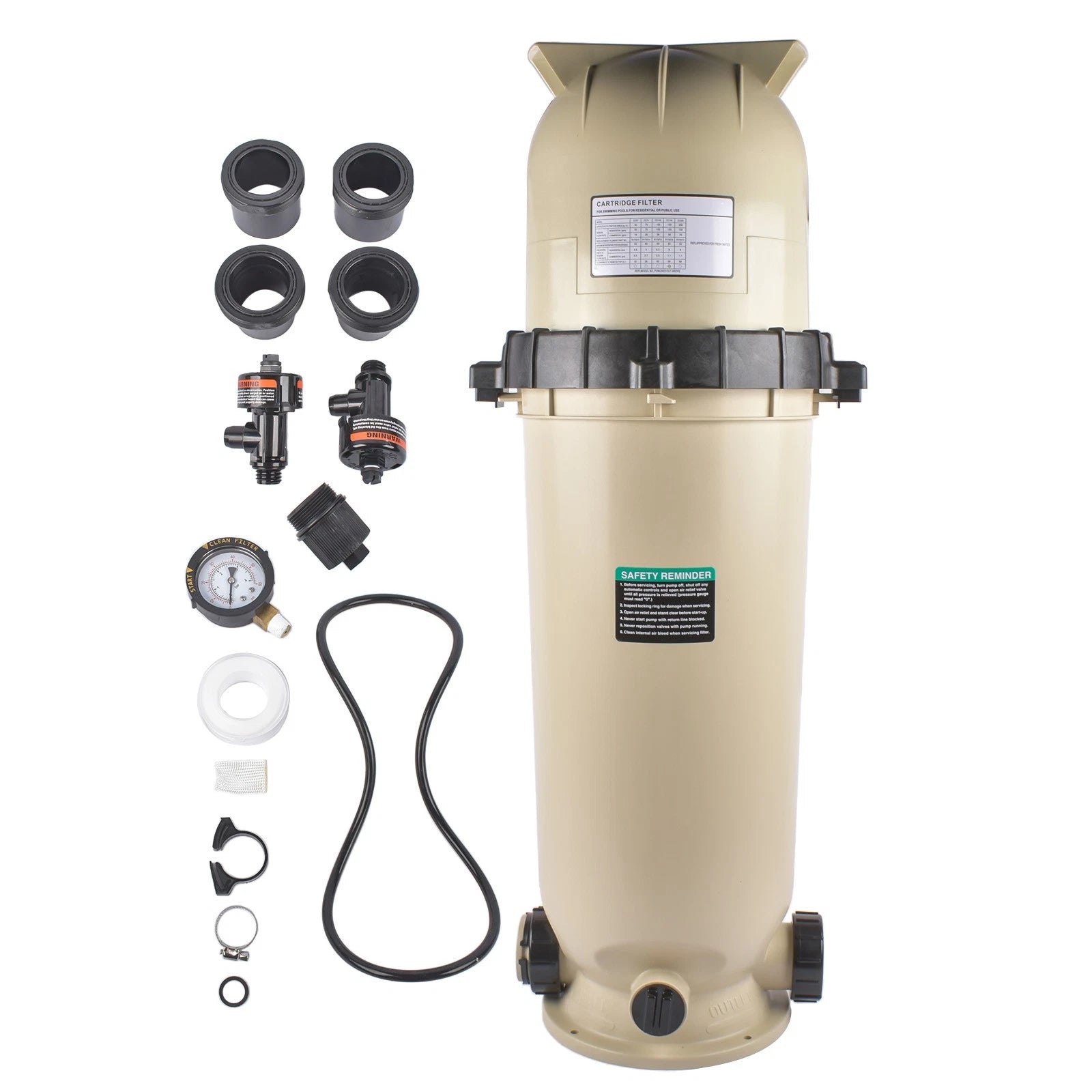 Single Cartridge Pool Filter for Pentair Clean & Clear CC150 (150 GPM)