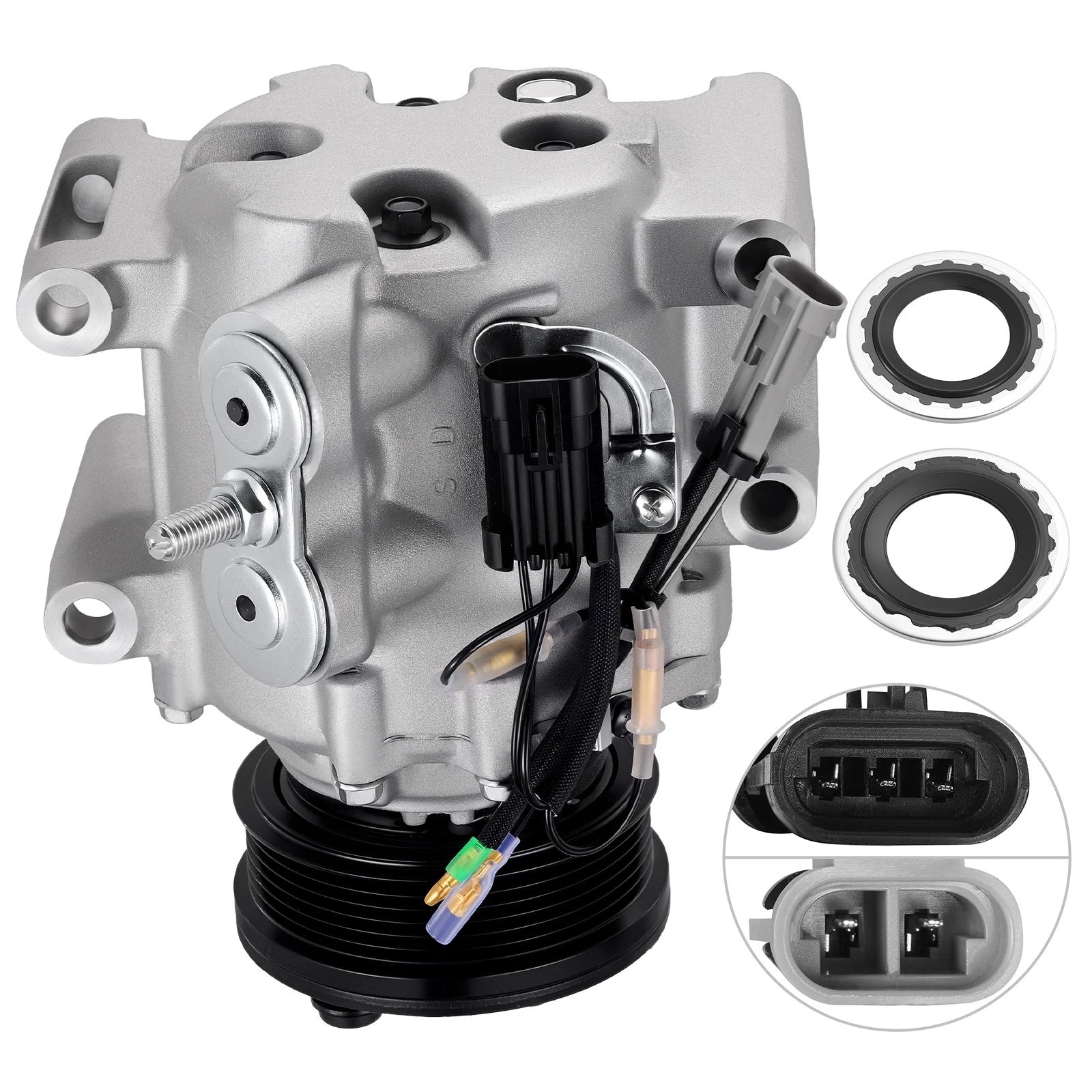 AC Compressor with Clutch for Chevrolet Trailblazer (2002–2009) CO 4910AC