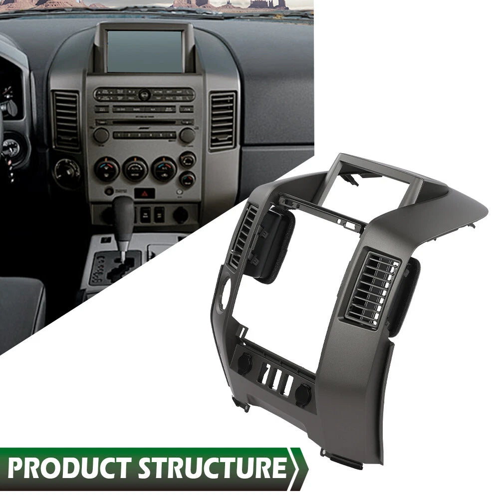 Center Dash Console Bezel for Nissan Titan Armada (2004–2006)